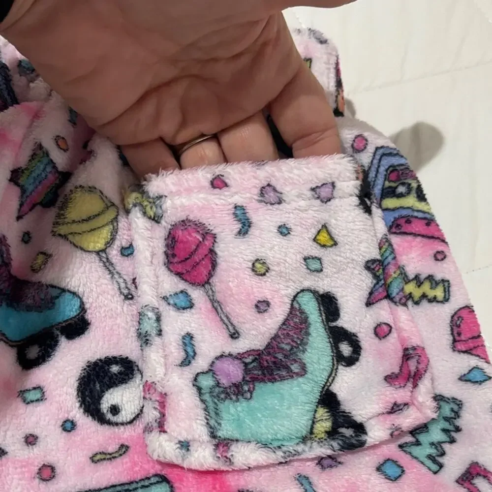 Iscream s 6/8 Colorful Kids Fleece Shorts hang out wear sleeping shorts like new